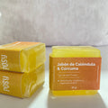 Jabón Facial de Caléndula y Cúrcuma