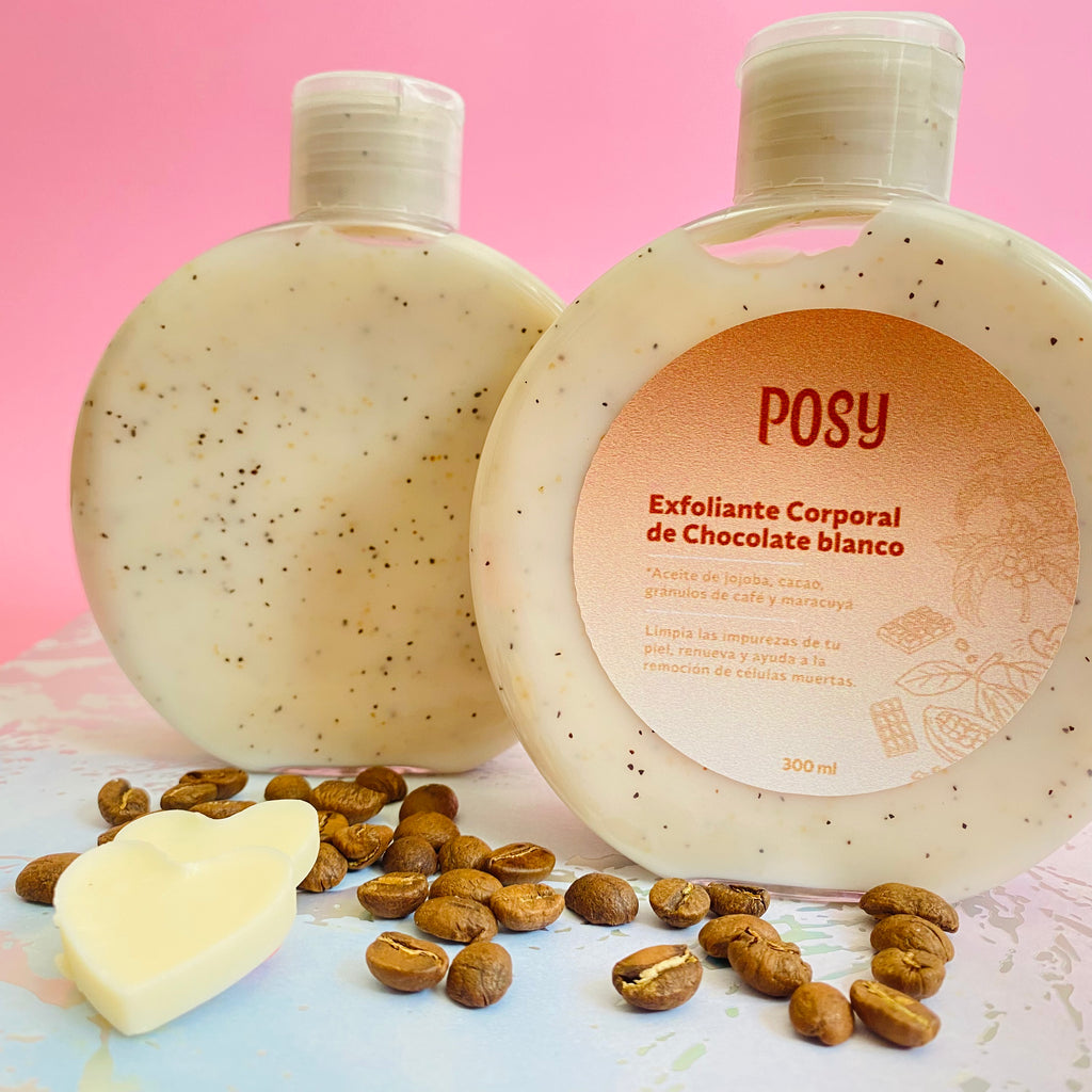 Exfoliante Corporal de Chocolate Blanco y Café